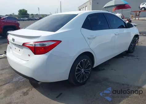 2014 Toyota Corolla S Plus из США, поврежденный, VIN 5YFBURHE6EP153691